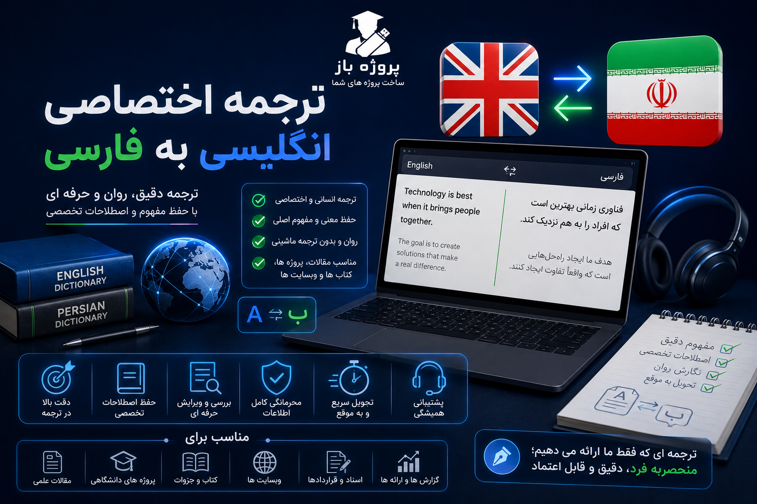 ترجمه اختصاصی